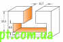 Пазовая T-образная фреза CMT 950.602.11 (34,9x9,5x12x63,5) T-SLOT 4
