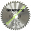 Пила по дереву 190мм 40 зубів // GRAPHITE 57H670 0