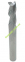 Пазова фреза для деревина, Sekira 602-041-04 (D4-h14-d4-L40) 0
