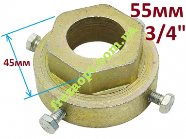 Плашкотримач під ключ 45мм, для плашки 3/4 дюйма (55мм)
