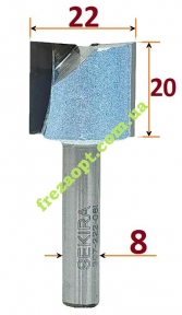 Пазова фреза Sekira Industry 307-222-08і, 22мм