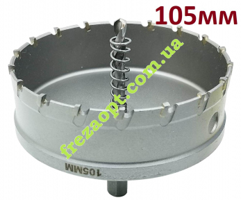 Коронка 105мм по металу, ФЕРОН // універсальна, під дрель