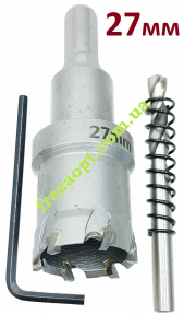 Коронка 27мм по металу, ФЕРОН // універсальна, під дрель