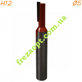 Пазовая фреза Sekira 08-001-050 RED (Ø5*12*Ø8) Z1