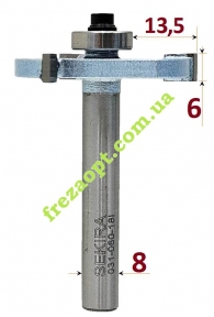 Фреза пазова Sekira Industry 031-060-18i, h6 D40 d8 L50