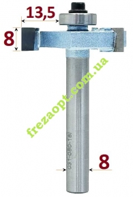 Фреза пазова Sekira Industry 031-080-18i, h8 D40 d8 L50