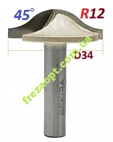 Фасонная фреза Sekira 119-120-08 (D34, R12, d8)