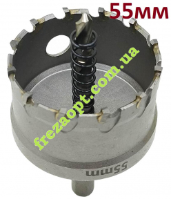 Коронка 55мм по металу, ФЕРОН // універсальна, під дрель