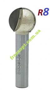 фреза Sekira 010-080-08, D16 R8 d8 // шар