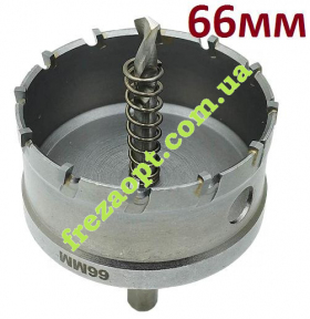 Коронка 66мм по металу, ФЕРОН // універсальна, під дрель