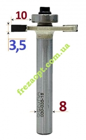 Фреза пазова Sekira 030-035-18, H3.5 D33