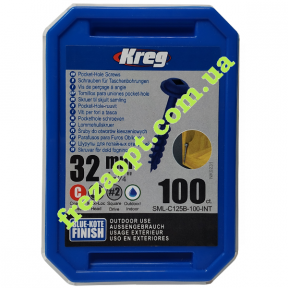 Саморезы KREG® SML-C125B-100 (32ММ) 100ШТ BLUE-KOTE®