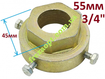 Плашкотримач під ключ 45мм, для плашки 3/4 дюйма (55мм)