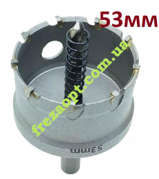 Коронка 53мм по металу, ФЕРОН // універсальна, під дрель