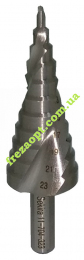 Спиральное ступенчатое сверло по металлу Sekira 11-704-323 (3-23мм) HSS