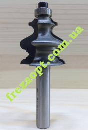 Концевая профильная фреза Globus 2037  R1,5 D25 H25 d8 L68