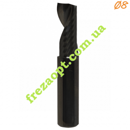 Фреза Sekira CNC 08-616-082 Z1 (Ø8*20*Ø8*45) по алюминию и медным сплавам