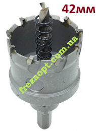 Коронка 42мм по металу, ФЕРОН // універсальна, під дрель