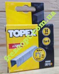 Скобы TOPEX 41E414 G/11 (14,0x10,6x1,2)