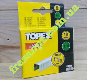 Скобы TOPEX 41E410 G/11 (10,0x10,6x1,2)