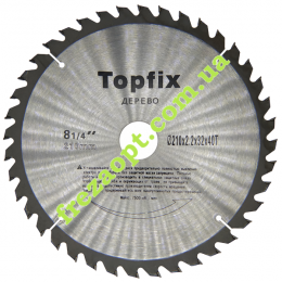 Пильный диск Topfix Ø210*2.2*1.5*Ø32 Z40 (Поперечное пиление)