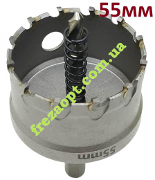 Коронка 55мм по металу, ФЕРОН // універсальна, під дрель