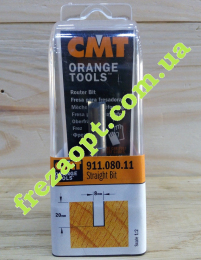 Монолитная пазовая фреза CMT 911.080.11 (Ø8x20xØ8x51)