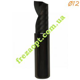 Фреза Sekira CNC 12-616-122 Z1 (Ø12*25*Ø12*60) по алюминию и медным сплавам