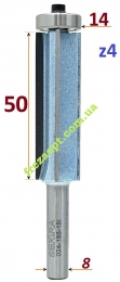 Фреза обгонна Sekira Industry, z4 D16 h51.5 d8 // 024-165-18i