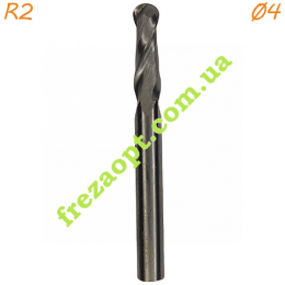 Концевая сферическая фреза Sekira CNC 04-605-041 R2 (Ø4*14*Ø4*40) Z2