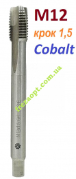 Мітчик М12, оберти праві, крок 1.5, HSS-Cobalt