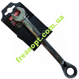 Ключ рожково-накидной с трещоткой BERG 48-347 15мм