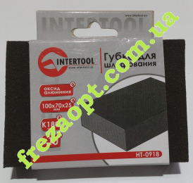 Губка для шлифования InterTool HT-0918 (K180)