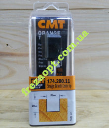 Погружная пальчиковая фреза CMT 174.200.11 (20x20x8x70) Z2+1