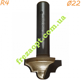 Фреза по дереву Globus 2051 R4 D22 H12 d8 L47