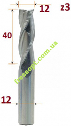 Пазова фреза для деревина, Sekira 602-124-12 (D12-h40-d12-L80)