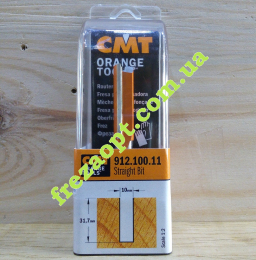 Прямая пазовая фреза CMT 912.100.11 (Ø10x31,7xØ8x60)