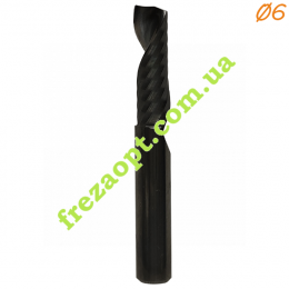 Фреза Sekira CNC 06-616-061 Z1 (Ø6*16*Ø6*45) по алюминию и медным сплавам