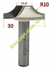 Фасонная фреза Sekira 114-310-08 (D30, R10, d8)