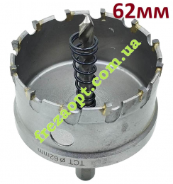 Коронка 62мм по металу, ФЕРОН // універсальна, під дрель