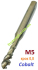 Мітчик М5 спіральний, оберти праві, крок 0.8, HSS-Cobalt