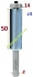 Фреза обгонна Sekira Industry, z4 D16 h51.5 d8 // 024-165-18i