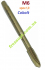 Мітчик М6, оберти праві, крок 1.0, HSS-Cobalt