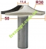 Фасонная фреза Sekira 114-530-12 (D50, R30, d12)