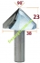 Конічна фреза 90°, D38мм, Sekira Industry 005-380-12i, для V пазу
