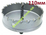 Коронка 110мм по металу, ФЕРОН // універсальна, під дрель
