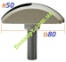 Фреза Sekira, галтель широка, D80мм R50 // 121-850-12